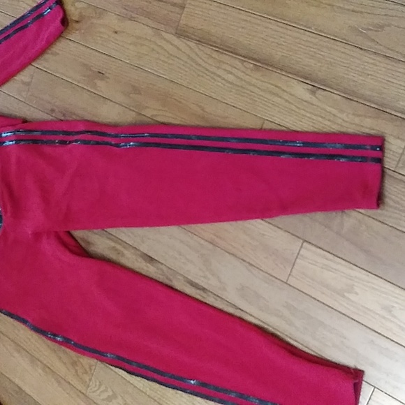 BEBE Sport Two Piece Sweat Suit, Women size M, Red - Picture 8 of 10